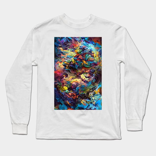 Color Mosaic Long Sleeve T-Shirt by Dturner29